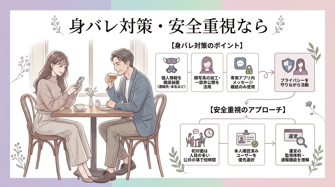身バレ対策・安全重視なら