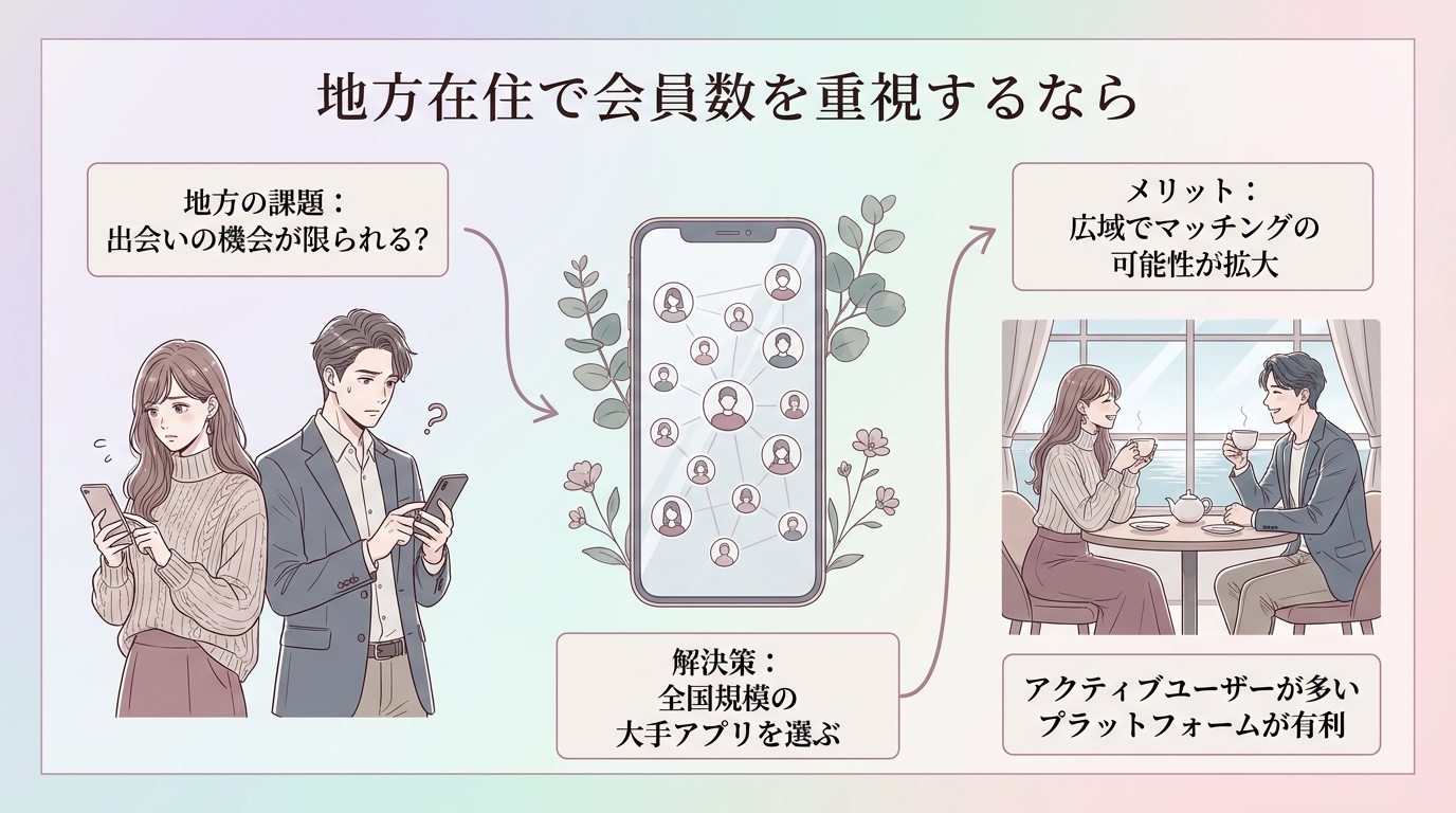 地方在住で会員数を重視するなら