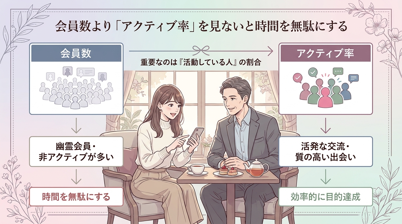 会員数より「アクティブ率」を見ないと時間を無駄にする