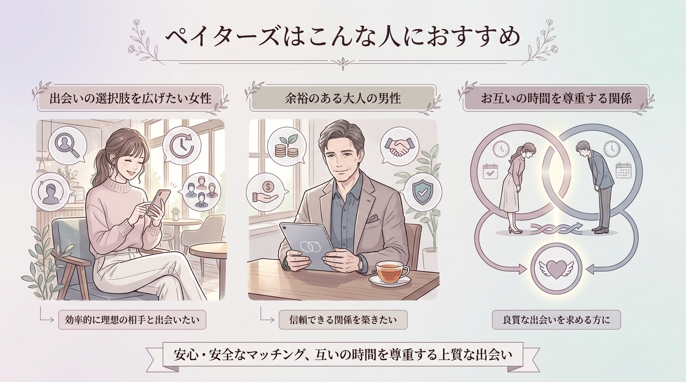 ペイターズはこんな人におすすめ