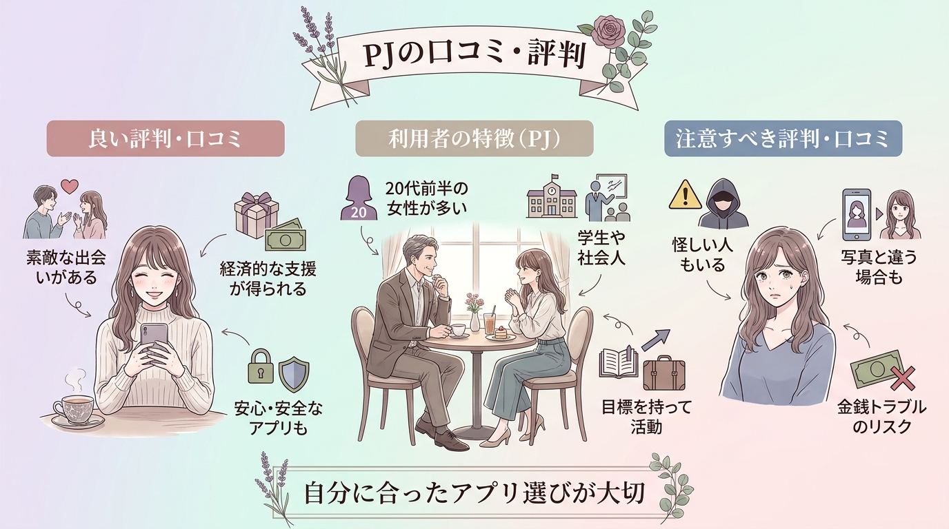 PJの口コミ・評判